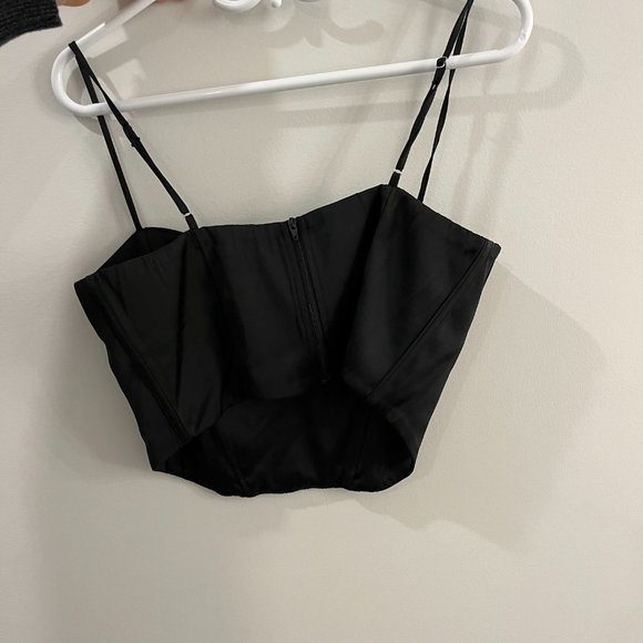 dynamite black corset crop top - Picture 2 of 3